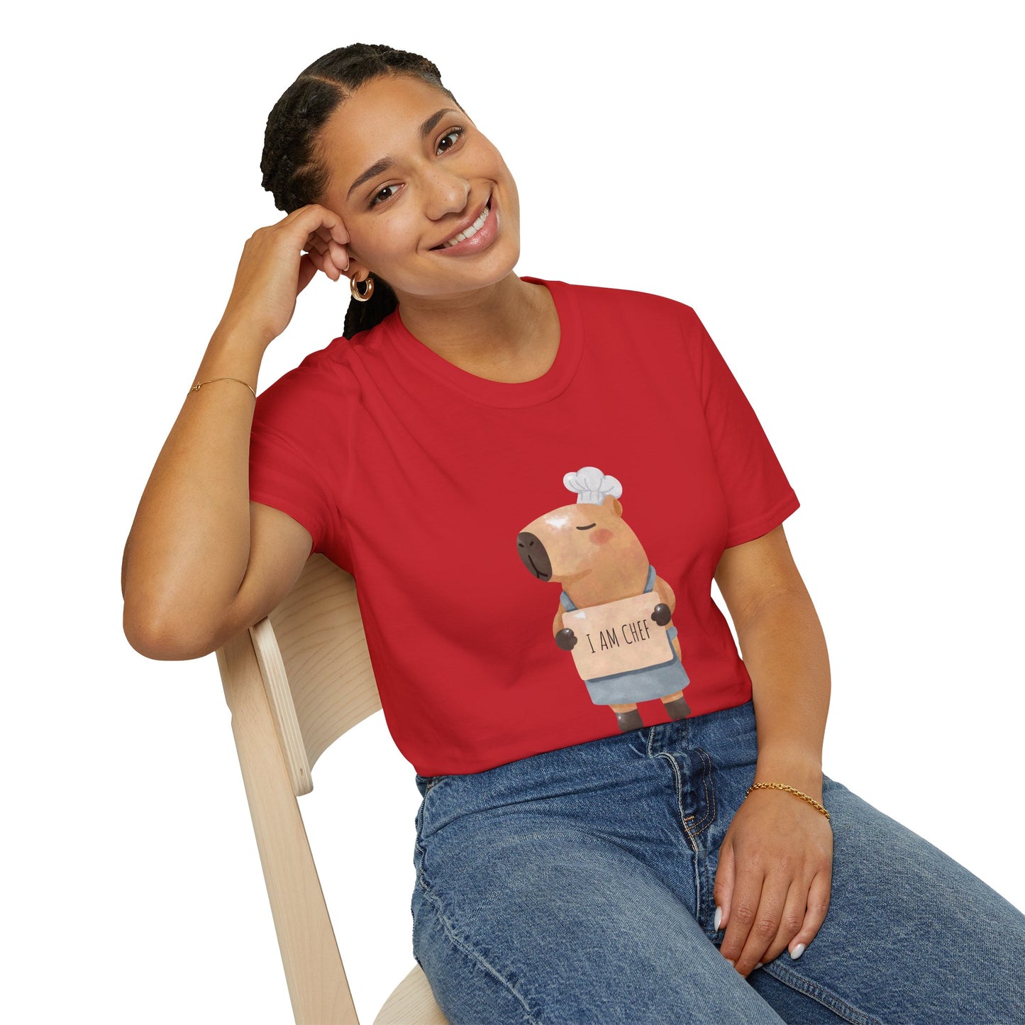 Cute Capybara Chef Unisex Tee