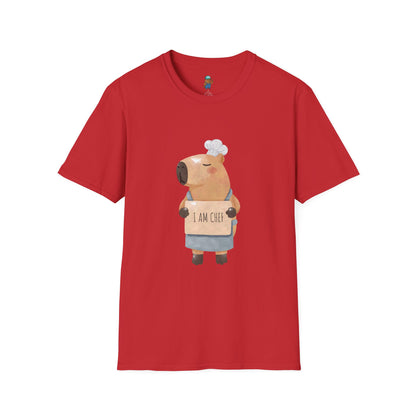 Cute Capybara Chef Unisex Tee
