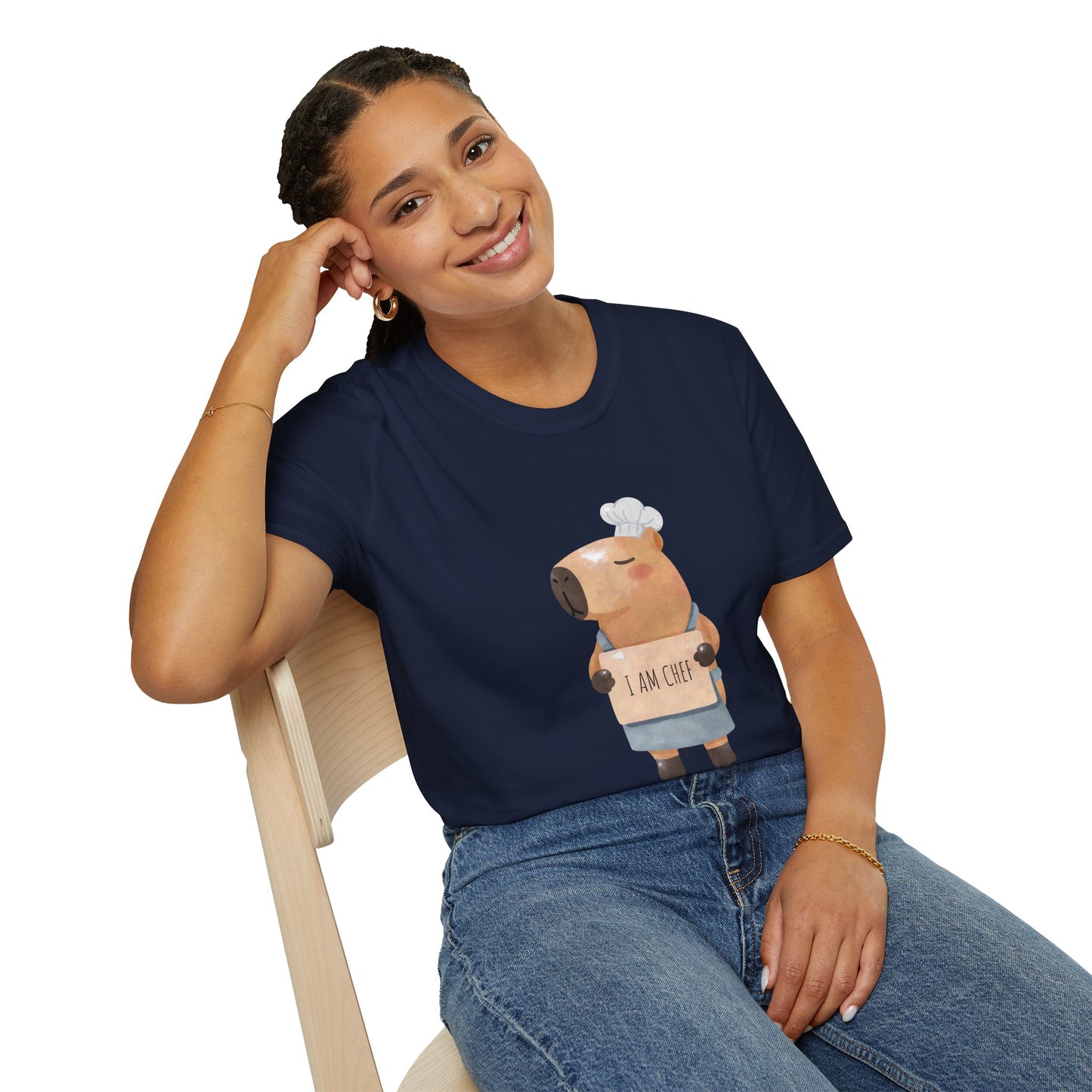 Cute Capybara Chef Unisex Tee