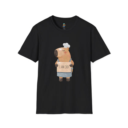 Cute Capybara Chef Unisex Tee