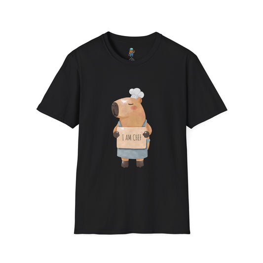 Cute Capybara Chef Unisex Tee