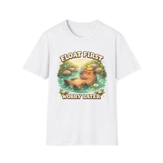 Float First. Worry Later. Capybara Chill Graphic Tee