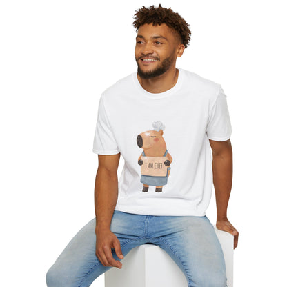Cute Capybara Chef Unisex Tee