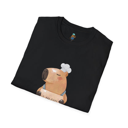 Cute Capybara Chef Unisex Tee