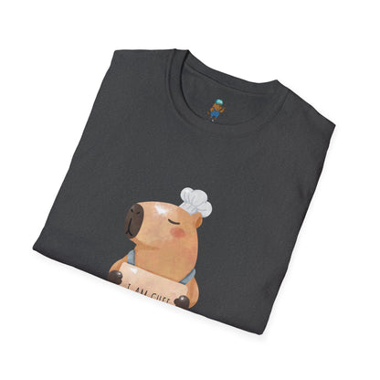 Cute Capybara Chef Unisex Tee
